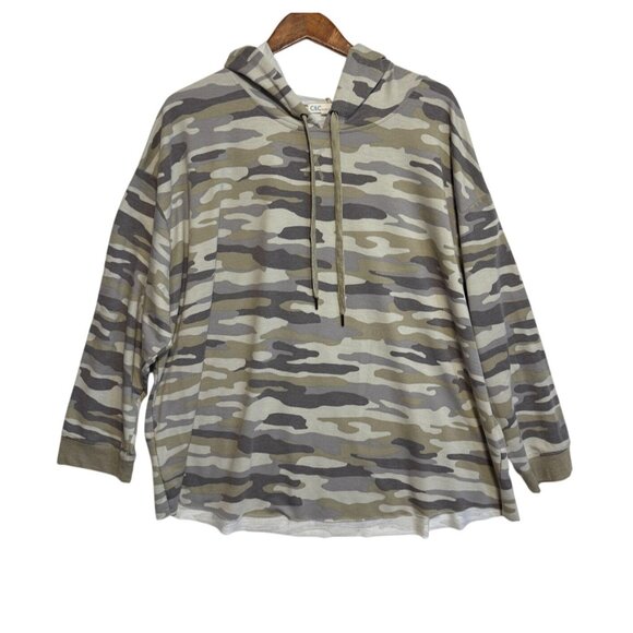 C&C California Tops - C&C California Camo Hoodie Plus Size Pullover Soft Fleece Size 3X Grunge Country